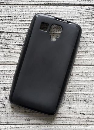 Чехол Lenovo A238T силиконовый накладка для телефона черный