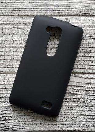 Чехол LG D295 L Fino накладка для телефона силиконовый черный