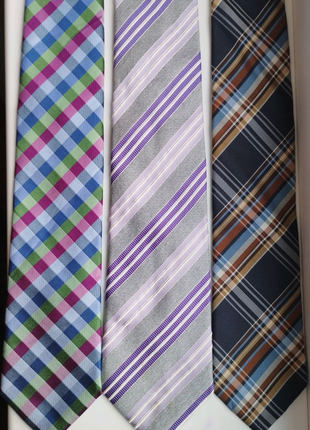 Шёлковые зауженные галстуки Profuomo