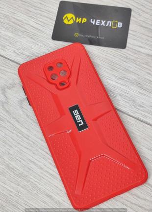 Чохол Xiaomi Note 9s/ Note 9 pro/ Note 9 Pro Max TPU+PC UAG red