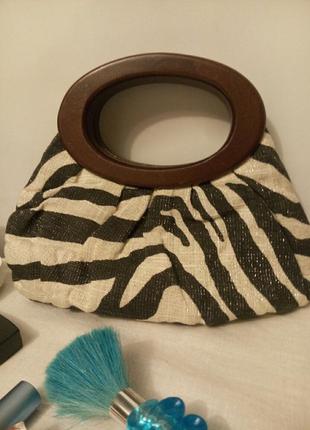 Текстильная сумка зебра испания