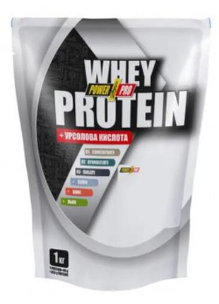 Протеин Whey Protein Power Pro 1кг клубника