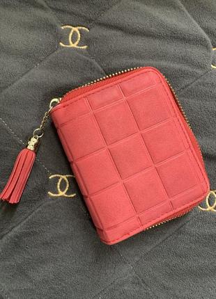 Жіночий червоний гаманець портмоне