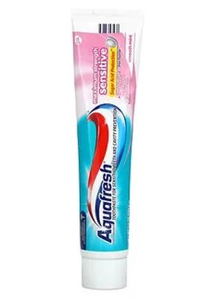 Aquafresh, Зубная паста с фтором тройной защиты, максимальная ...