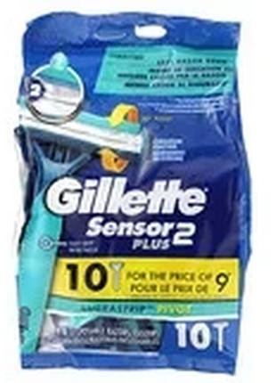 Gillette, Sensor 2 Plus, поворотная головка, одноразовые бритв...