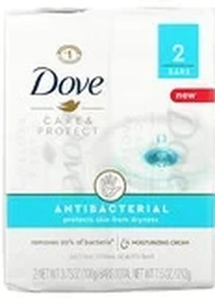 Dove, Care & Protect, Antibacterial Beauty Bar, 2 Bars 3.75 oz...