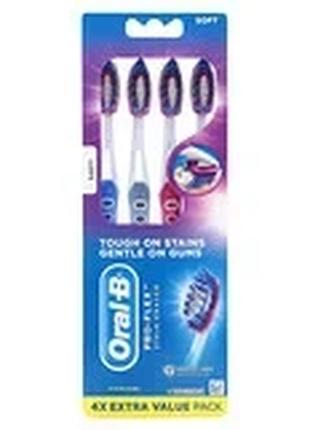 Oral-B, Зубные щетки Pro-Flex, мягкие, 4 зубные щетки