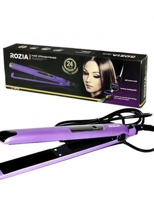 Керамический выпрямитель для волос rozia hr-719 / утюжок, плой...