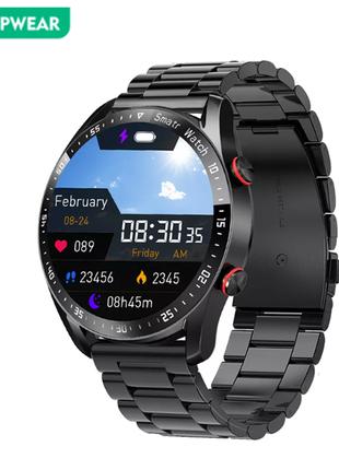 Мужские сенсорные умные смарт часы Smart Watch SIT95-3F с тоно...