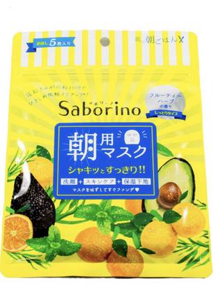 Утренняя экспресс-маска Saborino Morning Facial Sheet Mask