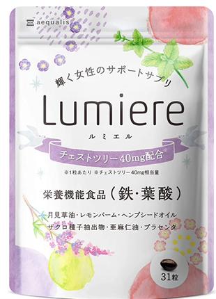 Японська біодобавка з залізом і фолієвою кислотою для жінок Lu...