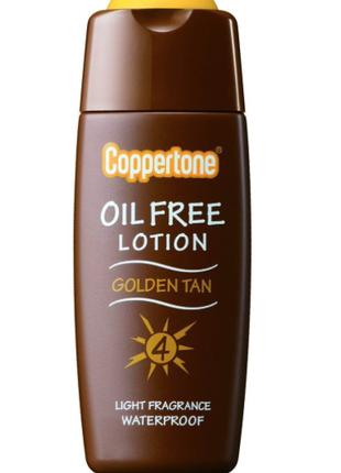 Безмасляный лосьон для загара Coppertone Golden Tan Oil free S...