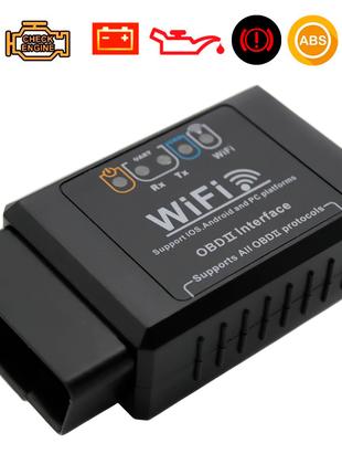 Автосканер OBD2 ELM327 WIFI 2714, діагностичний сканер для авт...