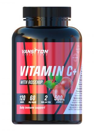 Вітаміни та мінерали Vansiton Vitamin C, 120 таблеток