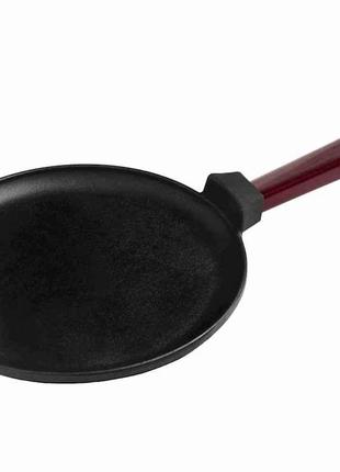 Сковорідка чавунна 24 см млинець Optima-Bordo з ручкою BRIZOLL