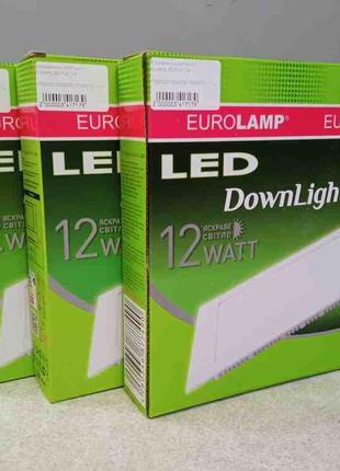 Встраиваемые светильники Б/У Eurolamp LED-PLS-12/4