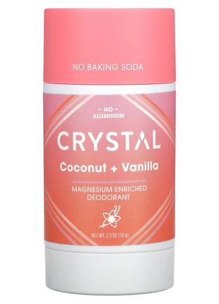 Crystal Body Deodorant, Обогащенный магнием дезодорант, кокос ...