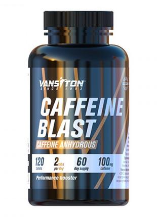 Предтренировочный комплекс Vansiton Caffeine Blast, 120 таблеток