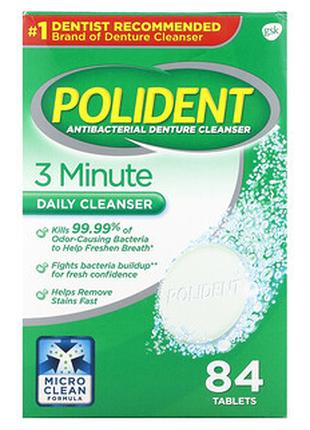 Polident, Антибактериальное средство для очищения зубных проте...