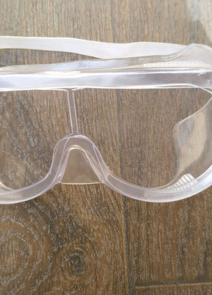 Очки защитные силиконовые на резинке.