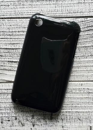 Чехол накладка Apple iPhone 3G / iPhone 3Gs силиконовый черный