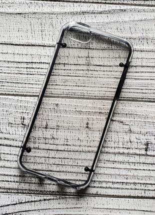 Чехол накладка Apple iPhone 5C прозрачный пластик