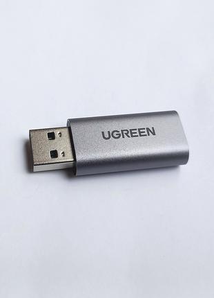 Внешняя звуковая карта USB 2 в 1 UGREEN