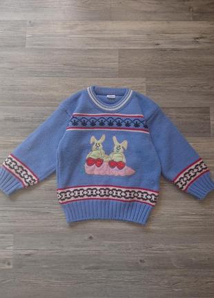 Красивый детский свитер 3-5 лет кофта джемпер пуловер