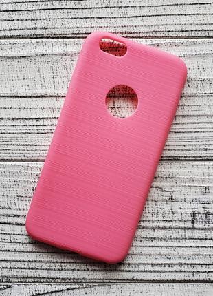 Чехол накладка Apple iPhone 6 / iPhone 6S силиконовый розовый
