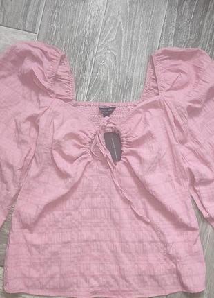 Блуза с рукавами буфами
