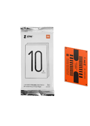 Фотопапір для принтера Xiaomi ZINK Pocket Printer Pper (10 шт) 2*