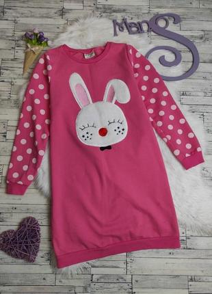 Дитяче плаття lc waikiki для дівчинки тепле рожеве з зайчиком ...