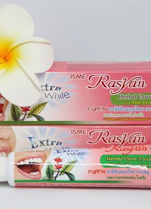 Тайская зубная паста Isme отбеливающая с травами Rasyan 30 гр