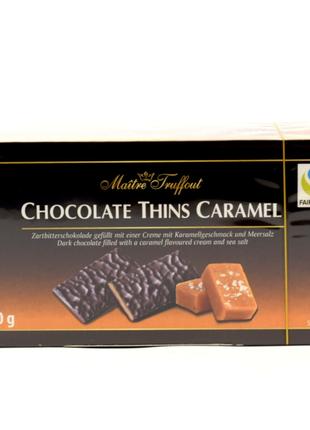 Черный шоколад с карамелью и солью Maitre Truffout Chocolate T...