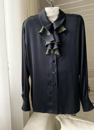 Escada margaretha ley шикарная шелковая блуза винтаж