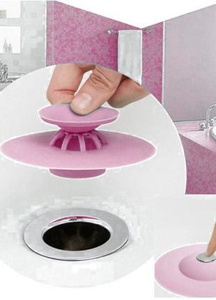 Фільтр-заглушка для ванни та раковини Flex Drain Stop Rose