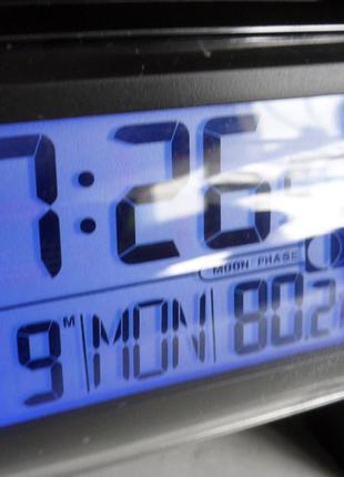 Настільний годинник,календар,термометр з підсвіткою OBN Nordica 4