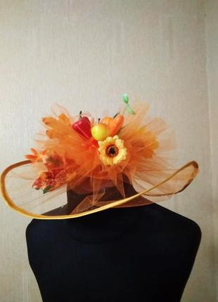 карнавальний костюм осень. шляпка