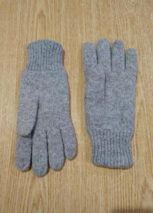 Шерстяные перчатки divided by h&m теплые зимние