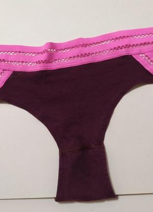 Трусики victoria's secret pink m extra low rise hipster