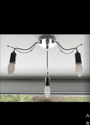 Люстра світильник у стилі лофт на 3 лампи