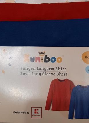 Дешево!класні футболки kuniboo з довгим рукавом для хлоп'ят.