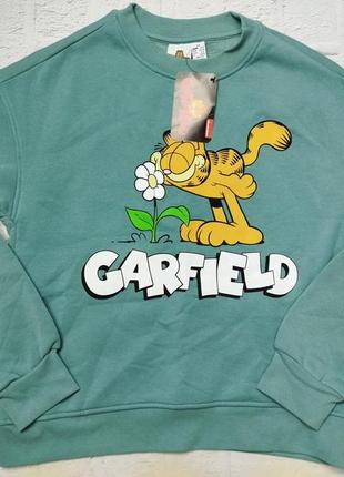 Світшот оригінал primark garfield кіт ромашка