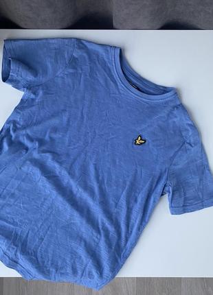 Lyle&scott футболка блакитна голуба для хлопчика дитяча