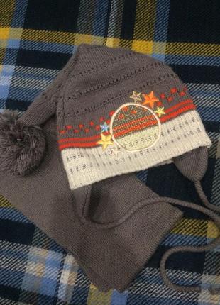Комплект шапочка + шарф