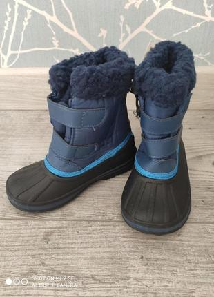Зимние термо ботинки сапоги размер 22