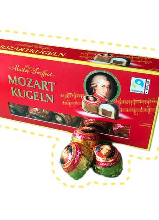 Шоколадные конфеты Моцарт с марципаном 200 г Maitre Truffout