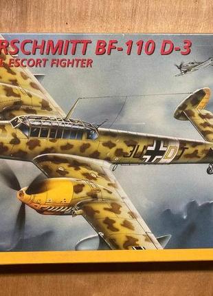 Збірна модель літака Italeri Messerschmitt Bf 110 D-3 1:72