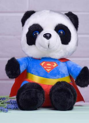 Панда super man мягкая игрушка