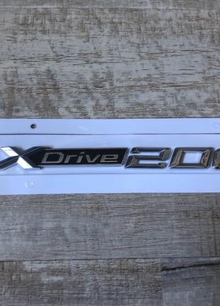 Шильдик Емблема Напис БМВ BMW  XDrive 20d  X1 X2 X3 X4 X5 X6